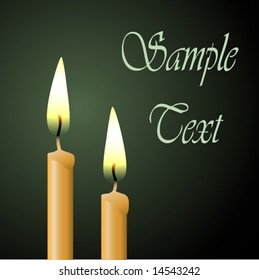 Two Vector Candles