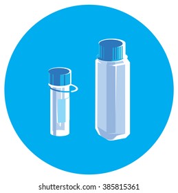 Two Vector Chemical beakers