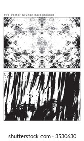 Two Vector Grunge Backgrounds Set 6