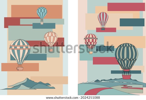 Two Vector Illustration Different Soft Shades Stock Vector (Royalty ...