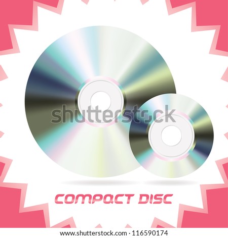 Two Vector Isolated Compact Discs , DVD, CD, CD-RW, DVD-RW