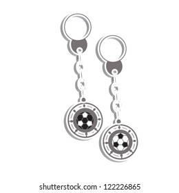 two vector trinkets with balls