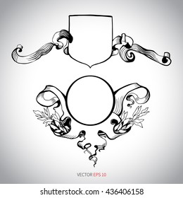Two vintage emblem.
