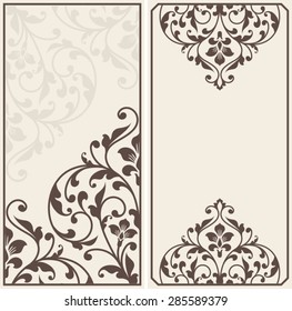 Two vintage greeting cards.