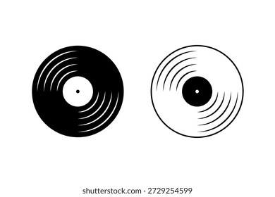 Dois discos de vinil lado a lado.