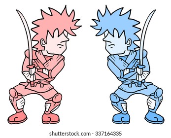 two warriors