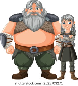 Dois guerreiros lado a lado