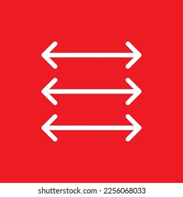 Zweiwege-Pfeilsymbol, App-Schnittstellengrafik-Ressource, Vektorgrafik.