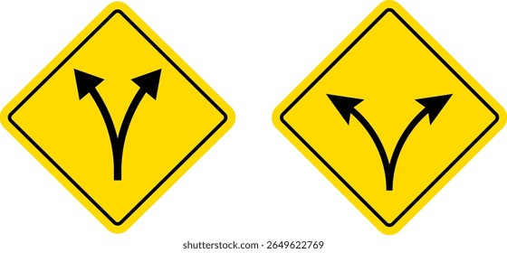 two way arrow road sign icon set. Road traffic direction arrows. transportation direction arrows symbols. navigation guidepost traffic information
