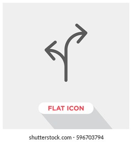 Two way direction arrow icon