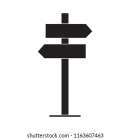 two way direction arrows icon vector design illustration