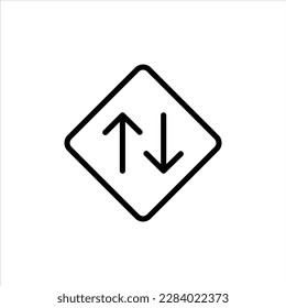 zweiseitiges Symbol mit isoliertem Vektorgrafik und transparentem Hintergrund.
