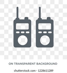 Two way radio icon. Two way radio design concept from Army collection. Simple element vector illustration on transparent background.