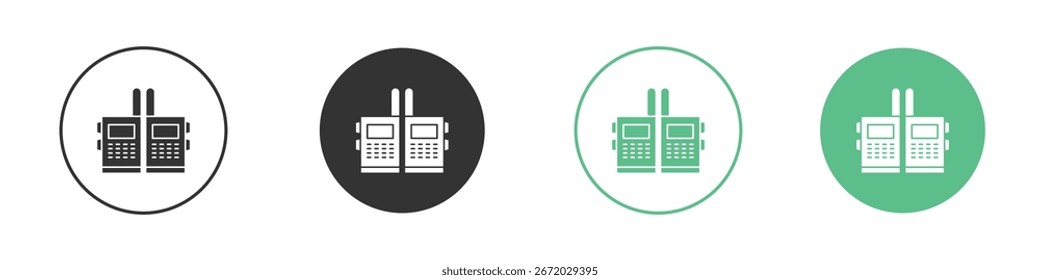 Two way radio icon for your website or app. eps10