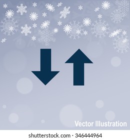 Two way traffic sign vector icon.