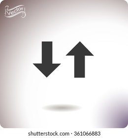 Two way traffic sign vector icon.