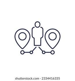 two ways, choose a path line icon