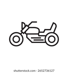 duas rodas ícone bicicleta vetor ilustração eps traço editável