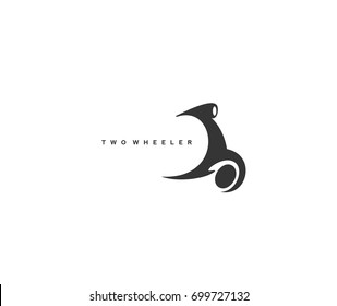 Two wheeler icon, transportation, loan, fast delivery, buy, rent and sell, spare and service, motor parts, white background, vector illustration