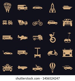 Two wheeler icons set. Simple set of 25 two wheeler vector icons for web for any design