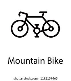 Two wheels connected with iron frame depicting bicycle  