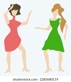 Two women having a discussion