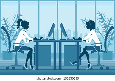 Two Women In Office