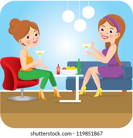  two women on rest