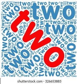 Two word cloud on a white background.