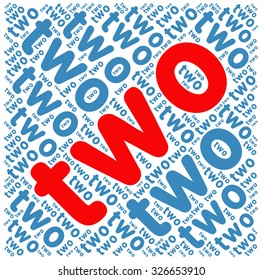 Two word cloud on a white background.