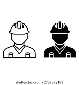 Two workers wearing hard hats and visibility vests standing side by side construction safety gear