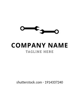 two wrench logo design and letter Z in negative space between wrenches, perfect for workshop business or with initials Z