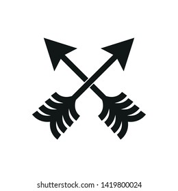 Two x arrows for your design. Simple vector illustration.