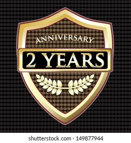 Two Years Anniversary Shield