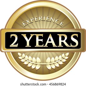 Two Years Experience Gold Award