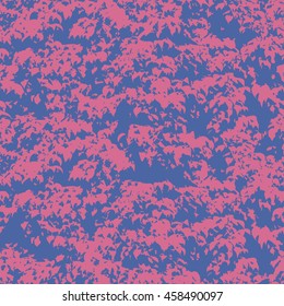 Two-color botanical camouflage pattern seamless background tile


