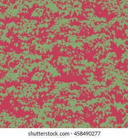 Two-color botanical camouflage pattern seamless background tile

