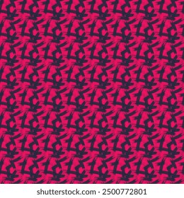 Two-color grunge seamless pattern. Vector illustration for print, fabric, cover, packaging, interior decor, blog decoration and other your projects.