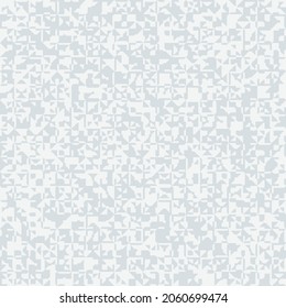 Two-color pattern. White and gray. Chaotic texture. Cut squares.