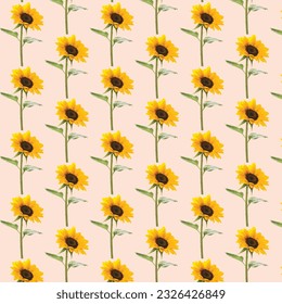 Two-color vector floral pattern. Design for wallpaper, wrapping paper, background, fabric. Vector seamless pattern with decorative climbing flowers.