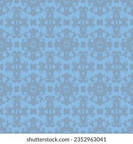 Two-color vector floral pattern. Design for wallpaper, wrapping paper, background, fabric. Luxury Nature green background vector.