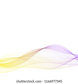 two-color wave. Abstract vector illustration. Template for design, business, packaging and other design