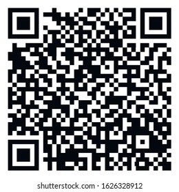 Two-Dimensional Barcode Types. Set, collection of barcodes isolated on white background.Marketing, the concept of the Internet. QR CODE