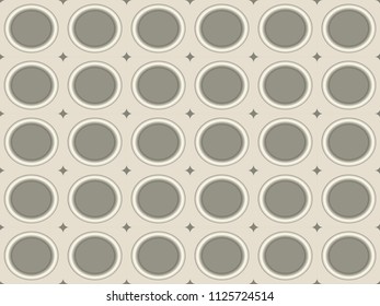 Two-dimensional gray circles on light background.