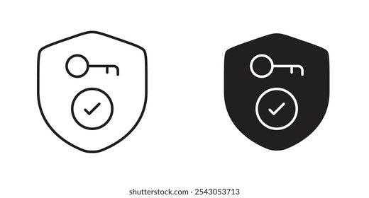 Ícone de autenticação de dois fatores com blindagem e bloqueio, representando segurança avançada, logins seguros e prevenção contra fraudes