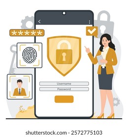 two-factor authentication with OTP, Face ID, PIN, fingerprint, and biometric security for enhanced data protection