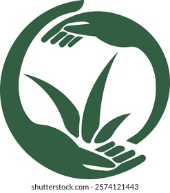 A two-hand logo vector often depicts two hands reaching or holding together in a clean, minimal style, symbolizing unity, support, partnership, and community in a versatile design.