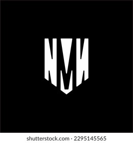 A two-letter N logo with an M in the middle in the form of a negative space. Suitable for various kinds of businesses, especially in the fields of security, fashion and digital technology.