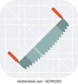 Two-man saw icon