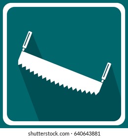 Two-man saw icon